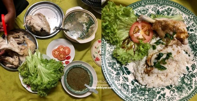 nasi ayam thai limau nipis